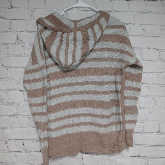 🧡MADEWELL Striped Cozy Knit Hooded Sweater - Picture 5 of 5